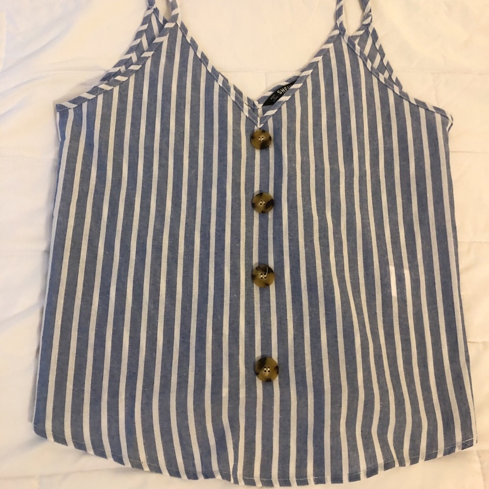 SHEIN striped tank top